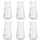 PATIKIL Erlenmeyer Flask, 6 Pcs 125ml 4.13oz Narrow Mouth Graduated Flasks for Lab Experiment Chemistry