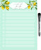 Dry Erase to Do List Vinyl Whiteboard Sticker Decal by Glassboard Studio, Removable & Reusable (9 x 12 inches, Vintage