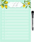 Dry Erase to Do List Vinyl Whiteboard Sticker Decal by Glassboard Studio, Removable & Reusable (9 x 12 inches, Vintage