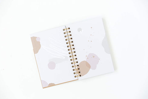 Promptly Journals, My Postpartum Journal: A Year of Self-Care (Cashew, Brown, Leatherette) | Mental Health Journal for