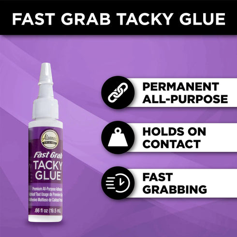 Aleene's 25115 Trial Pack Tacky Glue, 5pk for Crafting
