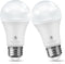 LOHAS Dusk to Dawn Sensor Light Bulbs, A19 12W (100 Watt Equivalent), LED Bright Porch Lighting, Daylight White 5000K,