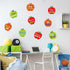BeYumi 45 Pcs Apples Positive Sayings Accents Cutouts for Classroom Bulletin Board Decoration, Motivational Quotes