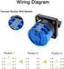 Changeover Switch LW28-32, Universal Rotary Cam Selector, 3 Positions, 8 Terminals, Latching Switches 690V 32A