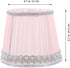 Fabric Lampshade Accessory Light Cover Replacement for Indoor Decor Elegant Pleated Design Easy to Install Structure