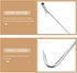 19.68 Inch Manhole Cover Lifting Hook T-Shaped Door Lifter Tool Heavy Duty Steel Hook for Rolling Shutter Doors