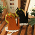 Cute Cat Tape Dispenser, Vintage Wooden Kitty Tape Cutter with 1 Roll Tape for Home Office, Students, Girls, Boys