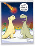 NobleWorks - Jumbo Funny Birthday Card with Envelope (8.5 x 11 Inch) - Make a Wish Humor Card J9735