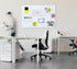 Large Cork Board Felt Board Tiles with 30 Push Pins, 11.8"x11.8" Pack of 6 for Home Office Kitchen