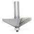 60 Bit,1/2" Shank,1-1/16" Depth,5/8" Degree Chamfer Router Cutting Cutting Length Horse Nose Bevel Bits,Eased Edge