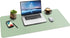 Boutilon Leather Mouse Pad - Extended Desk Pad for Keyboard and Mouse, Non-Slip Study Desk Protector, 35"x17" (L-Green)
