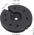 Counterweight Holibanna Weighted Block Base for Floor Lamps - Sturdy Metal for DIY Lighting Ideal for Table and Floor