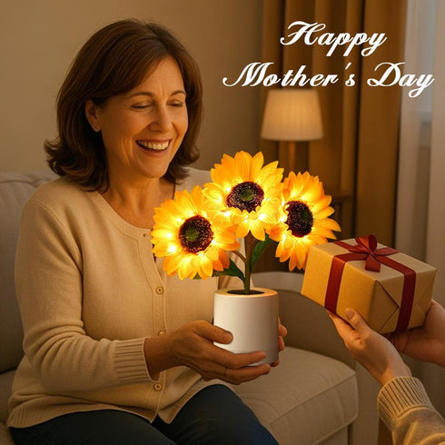 Dimming Lifnatty Sunflower Lamp Mothers Day Gifts for Women, Mothers Day Birthday Gift for Women, Mom, Sister