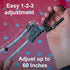 National Hardware N263-081 Bungee Cords with Carabiner 2 Pack, Adjustable Length Tie Down Straps, Black