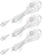 PATIKIL 6 Feet Lamp Cord with Plug, 3 Set UL List Lamp Power