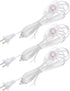PATIKIL 6 Feet Lamp Cord with Plug, 3 Set UL List Lamp Power