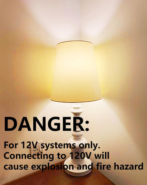 6 Pack G4 Bulb 12V 2.5W 30W T3 3000K G4 Bulbs 300 360Beam LED AC/DC Equivalent Bi-Pin Base Warm White Light Lumens