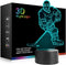 Ticent Hockey Player Night Light, Hockey 3D Lamp Lighting Lights for Kids