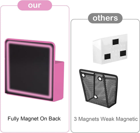 Magnetic Pen Holder, 2 Pack Magnetic Dry Erase Marker Holder with Strong Magnet, Storage Organizer for Whiteboard