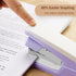 Deli Effortless Desktop Stapler, Heavy Duty Stapler, 40-50 Sheet Capacity, One Finger, No Effort, includes Staples & Staple Remover, Violet by deli