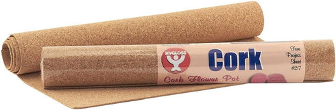 Hygloss Products Cork Roll, 2 mm Thick, 12" x 24", Brown