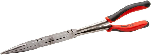 Triplett TT-260 CrossJaw 13-inch Double-X Extended Reach Needle Nose Pliers