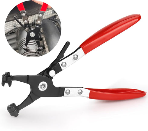 Hose Clamp Pliers Tool for Removing and Installing Pipe Clamps, Automotive Repair, Small Engine, Home Plumbing