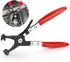 Hose Clamp Pliers Tool for Removing and Installing Pipe Clamps, Automotive Repair, Small Engine, Home Plumbing
