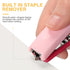 Leinuosen 6 Pack Mini Stapler - Includes 1000 Staples, Pink Small Stapler Multipack for Kids School Office