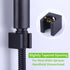 Nozzle Angle Simple Shower Wand Holder, Brass Shower Head Hanger, Sprayer Handle Bracket, Matte Black