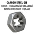 Drill America 15/16"-18 Carbon Steel Hex Rethreading Die, DWT Series