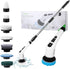soarup90000 Electric Spin Scrubber with 7 Replaceable Brush HeadShower Scrubber with Long Handle,7