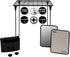 Locker Kit: 12 Inch Shelf and Magnetic Locker Accessories, 13 Piece Bundle with Mirror and Whiteboard
