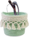 Glasses Holder for Nightstand Macrame Tassels Decor Eyeglass Holder Stand for Home