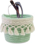 Glasses Holder for Nightstand Macrame Tassels Decor Eyeglass Holder Stand for Home
