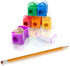 Fun Central 72 Pack Assorted Color Plastic Pencil Sharpeners with Caps, Bulk Classroom and Office Supplies