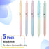 Gel Pens, Birthday Gifts for Women, Preppy Stuff, Teen Girl Gifts Trendy Stuff, Aesthetic Pens for Journaling, Cool Stuff, Ideal Gifts for 8 9 10 11 12 13 14 Year Old Girl (5 Pcs Gradient) by Vanhench