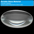 PATIKIL 2" (50mm) Focal Length Double Convex Lens, 30mm Diameter 5mm Height Glass for Physics Experiment, Clear
