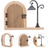 8.30X5.90X0.90 Inch Tofficu Fairy Door Outlet Cover with Glowing Light - Childproof Baby Proofing Socket Protector