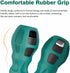Buspoll Screwdriver Set - Rubber Anti-Skid Handle Stubby Magnetic Head Slotted/Phillips Screwdriver