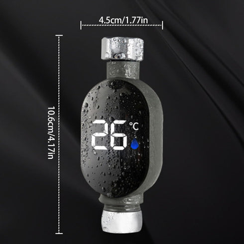 Aouzsta Shower Temperature Meter LED Digital Display Gauge Household Water Thermometers Bath Thermostat Shower Meter