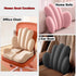 Tophacker Set Seat Cushion & Lumbar Support Pillow for Office Chair, Ergonomic Back Pillow for Sciatica Pain Relief