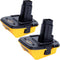 2 Pack DCA1820 Adapter for DEWALT 18v to 20v, Compatible with Dewalt 20V Max Battery DCB203 to 18V XRP