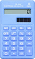 Blue Basic Standard Mini Digital Desktop Calculator with 8-Digit LCD Display, Battery Solar Power for Home Office