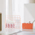 Magazine Holder for Desk - 3 Slots File Sorter Organizer, Rose Gold Desktop Accessories