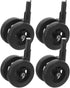 Homoyoyo Baby Walker Wheels 4Pcs Stroller Wheels Replacement Stroller Caster Black PP