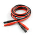 ZYAMY 2pcs Heavy Duty Silicone Wires Multimeter Leads Probes Adapter, 4mm Banana Plug to Jack (1 Red + 1 Black)