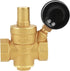 DN20 Brass Adjustable Water Pressure Reducer with Gauge Meter