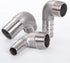 Joywayus 1" Hose Barb x 3/4" NPT Male Home Brew Pipe Fitting - Stainless Steel 90 Degree Elbow Adapter