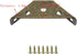 12pcs Universal Furniture Corner Connectors Metal Furniture Angle Fasten Connector Triangle Shelf Brackets Braces
